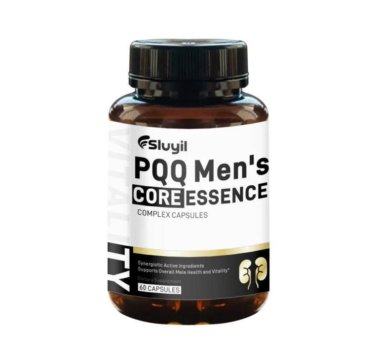 Men's PQQ and ashwagandha capsules in a 60-capsule bottle